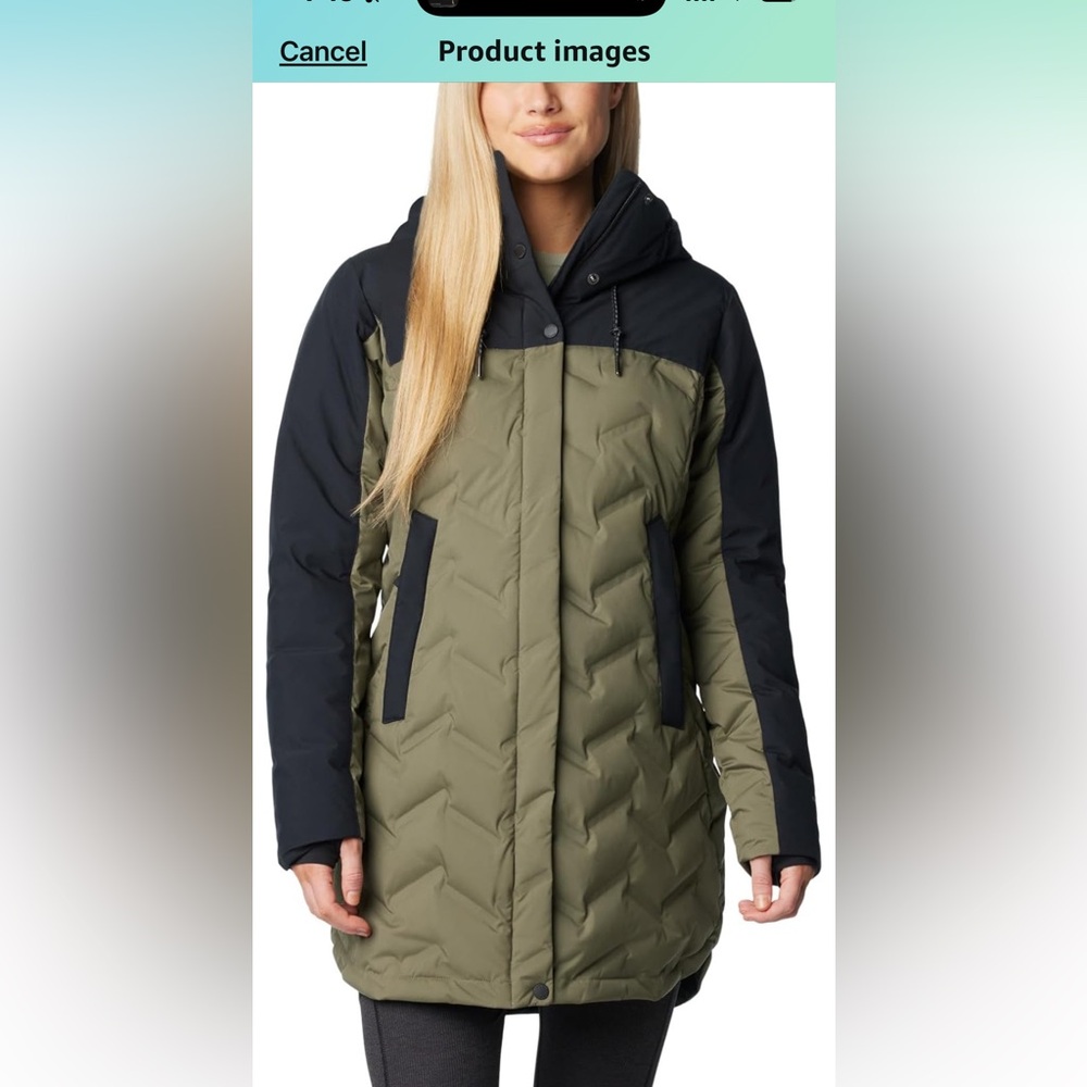 Columbia Women's Mountain Croo III with Omni-Tech Ski Jacket - Black and Olive